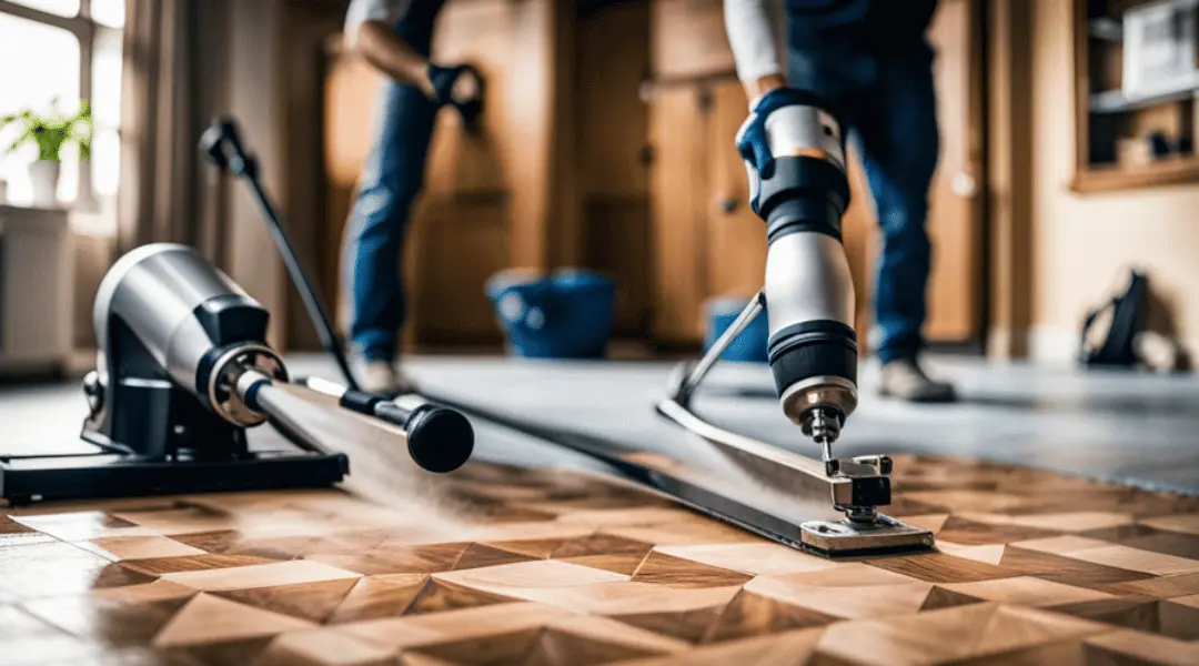 Safely Removing Glued Linoleum From Floors Without Leaving Residue Behind.