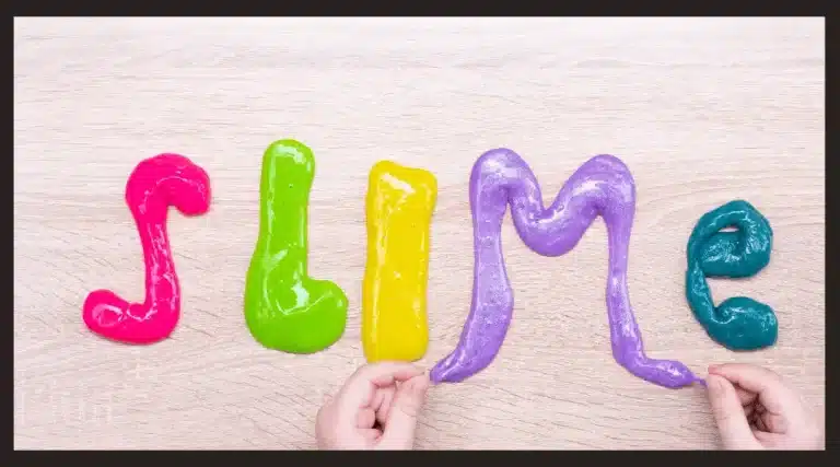 Simple Easy Slime Recipe with Glue, Borax, and Contact Solution