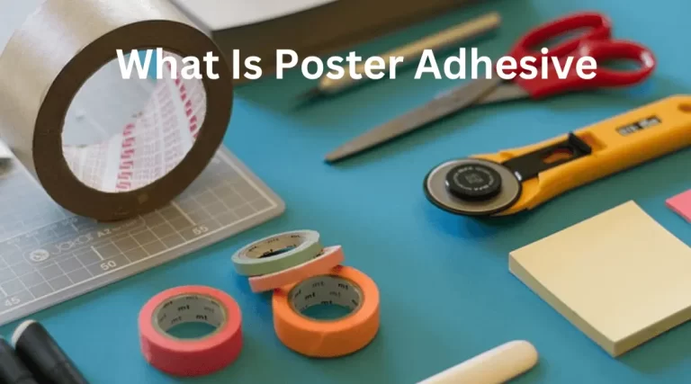What Is Poster Adhesive, Its Uses And Pros And Cons
